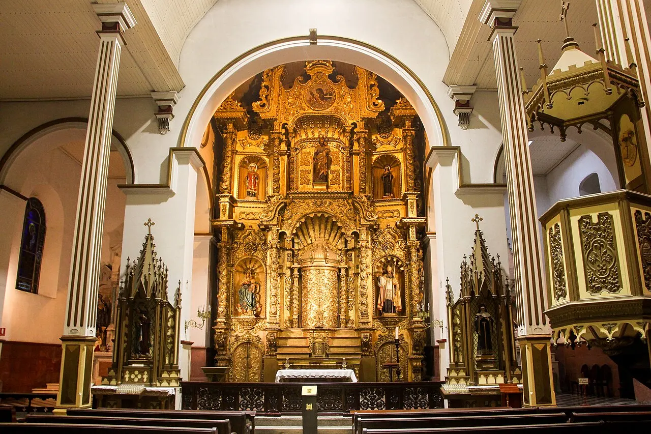 Altar de Oro, retábulo de madeira dourada da Iglesia de San José, na Cidade do Panamá.