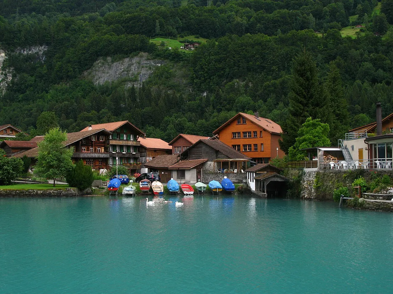 Lago de Brienz: Iseltwald, Giessbach e Brienz