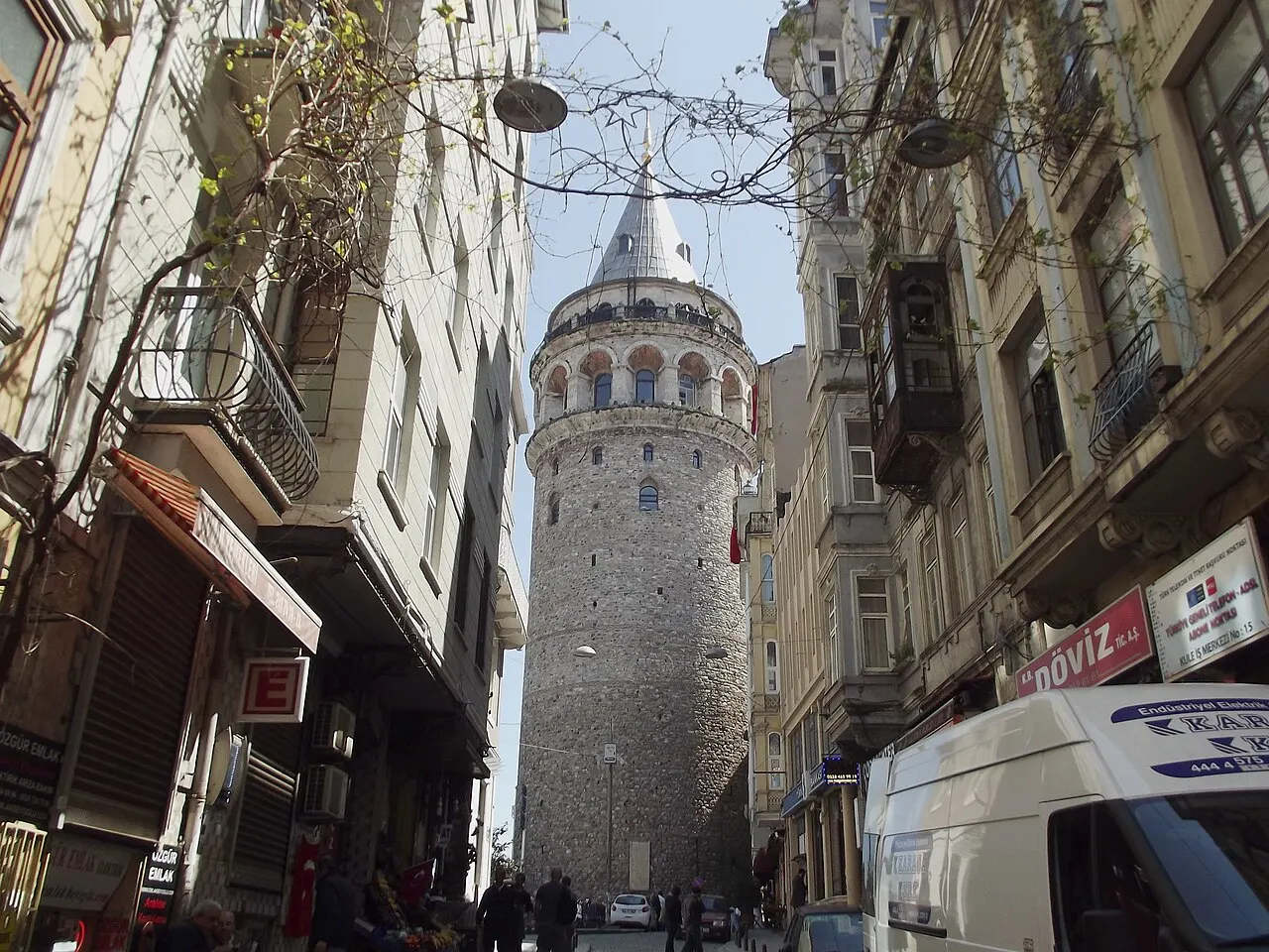 Gálata, İstiklal e a beira do Bósforo