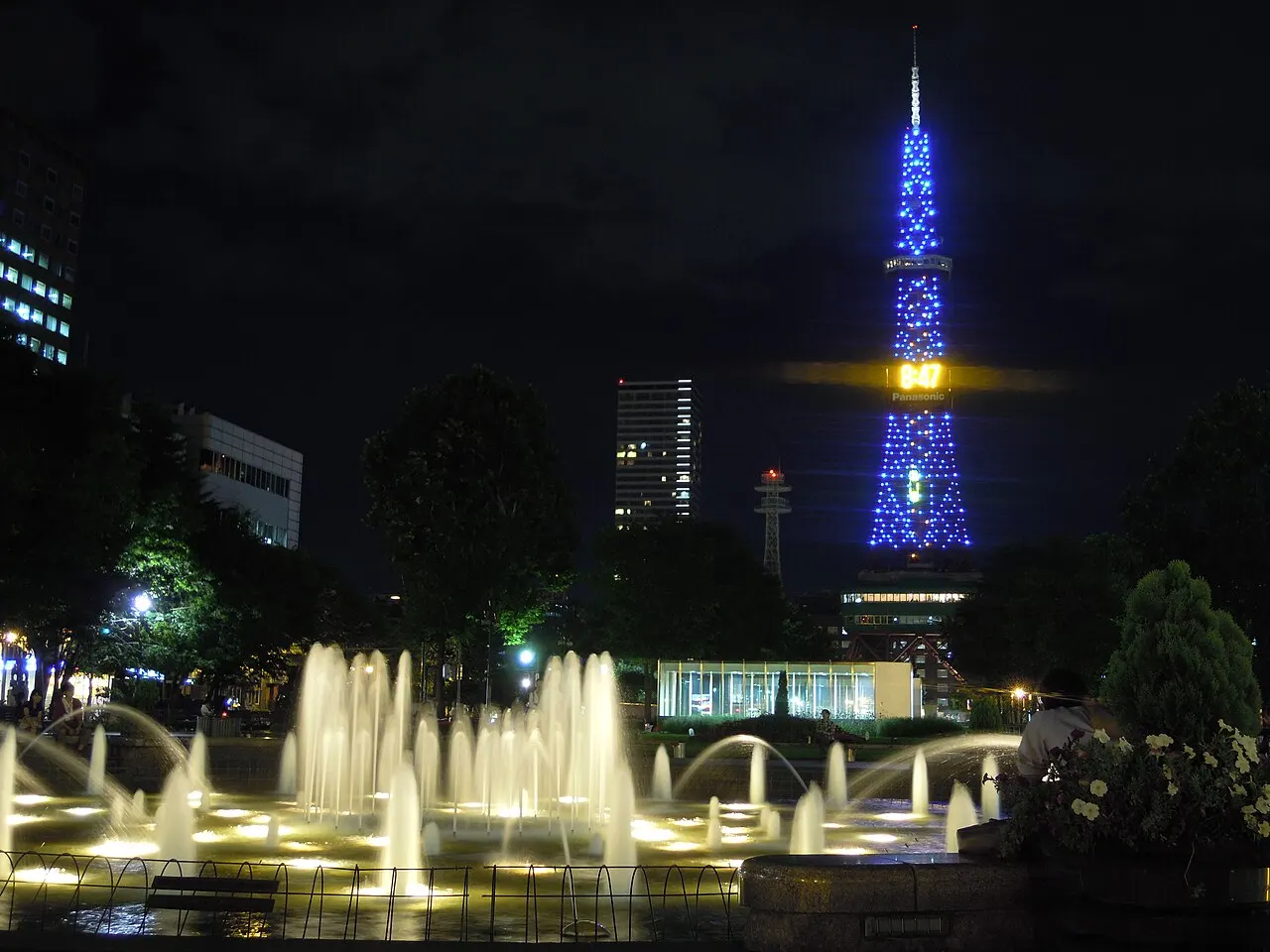 The shrine, the Olympic jump and the evening on Moiwa