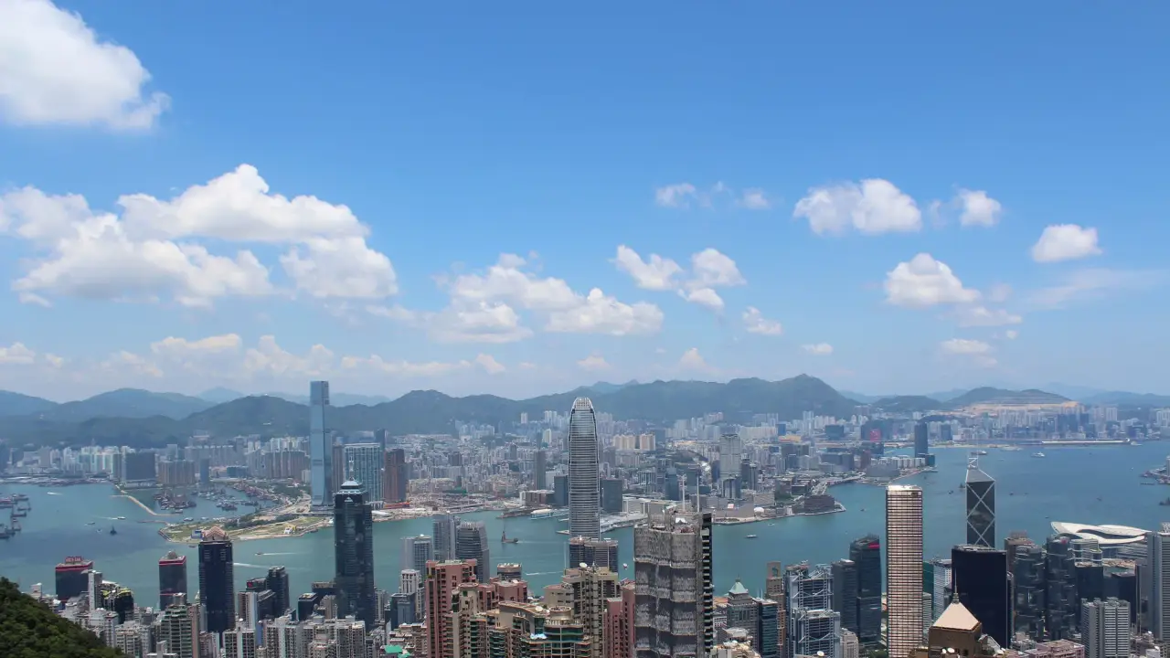 Hong Kong vista do Victoria Peak
