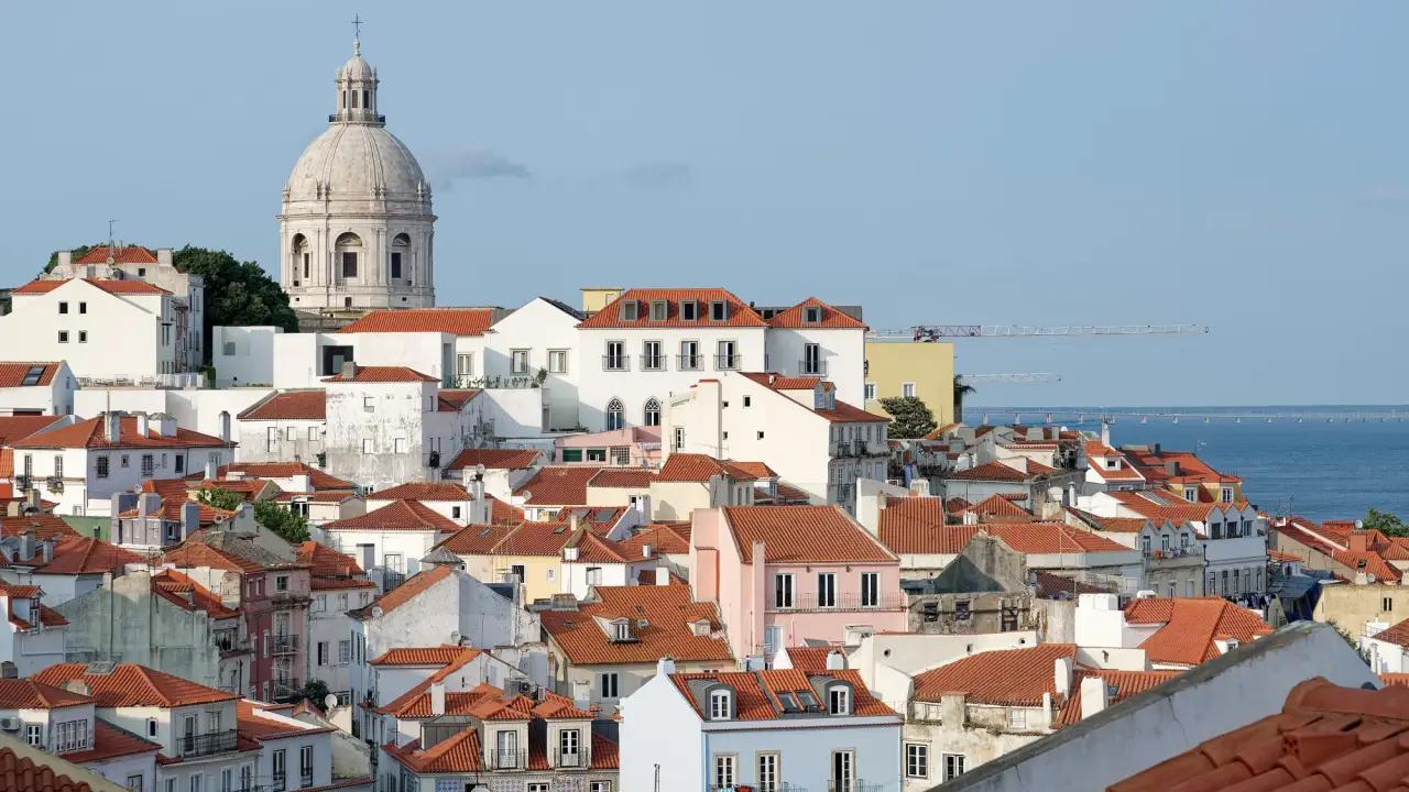 Alfama vista de um miradouro