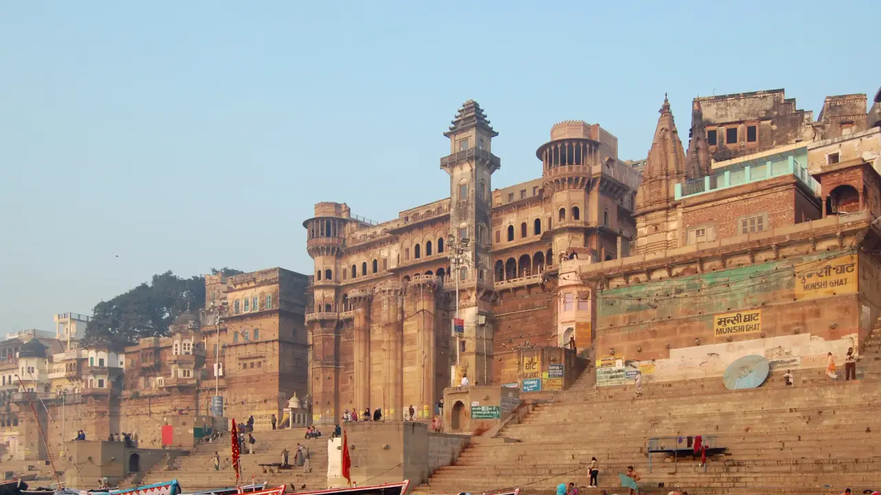 Os ghats de Varanasi
