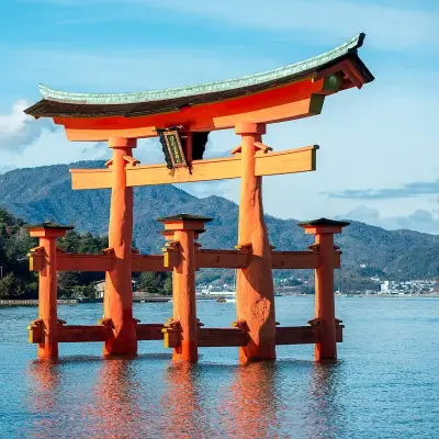 Miyajima e o santuário de Itsukushima