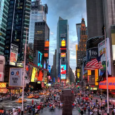 Times Square e o distrito dos teatros