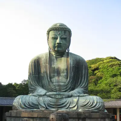 Kamakura, o Buda de bronze, 1885